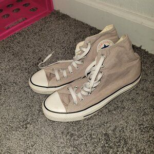 Taupe Converse